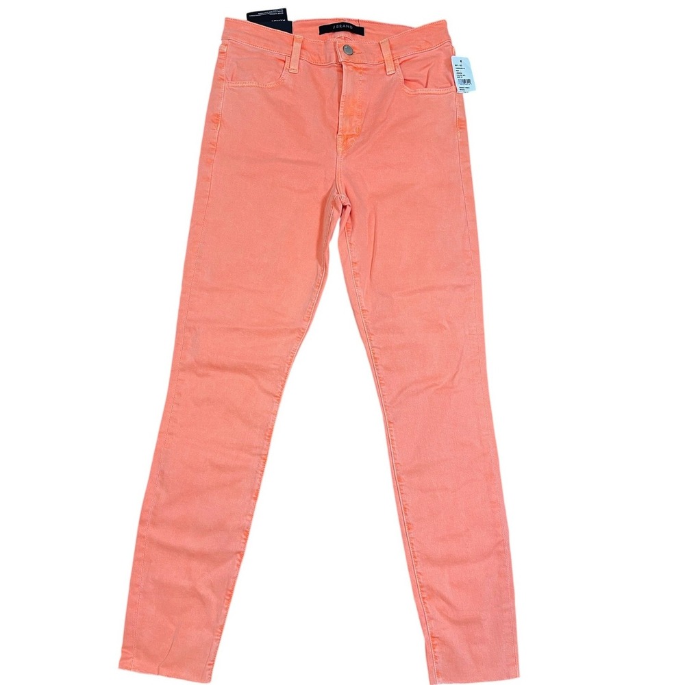 J Brand Alana High-Rise Crop Skinny Jean |Sol Orange |Size 27 NWT |$198 Retail